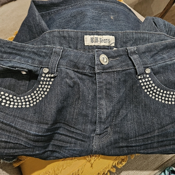 New With Tags Womens jeans. Size 14 So cute!! Lots Of Bling! - Picture 6 of 6